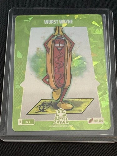 2025 Bo Jackson Battle Arena Blast Wurst Wayne Hd-6 Hotdog Card