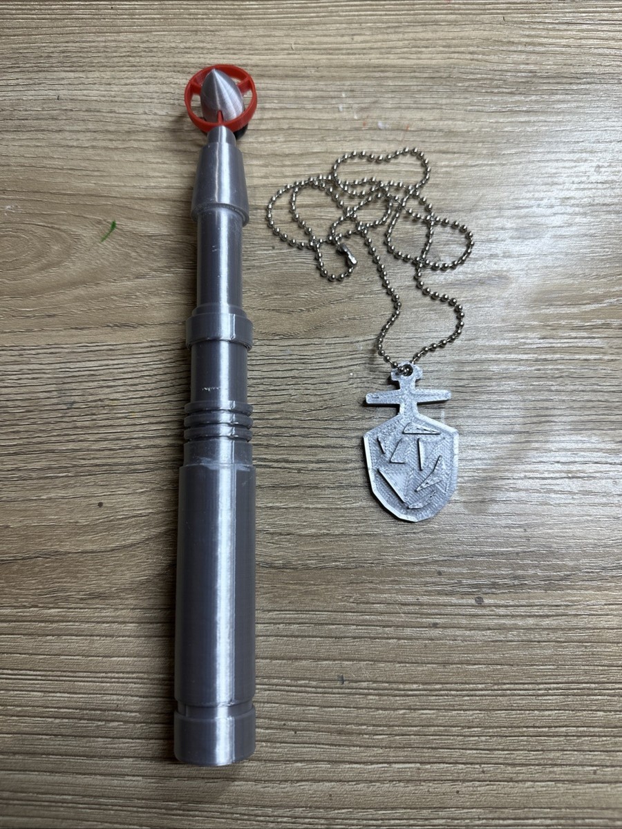Doctor WHO 4th Doctor 3D Printed Sonic Screwdriver & TARDIS Key NO
