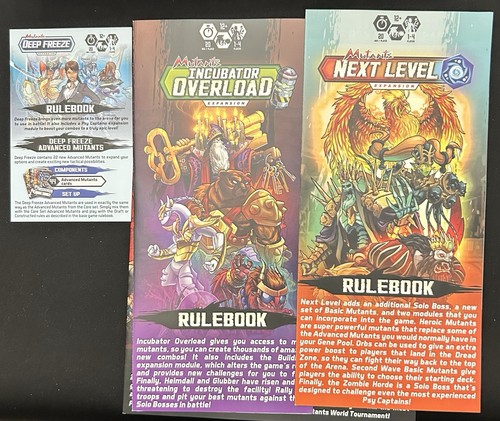 Mutants The Card Game + Next Level, Incubator Overload & Deep Freeze Expansions - 第 4/11 張圖片