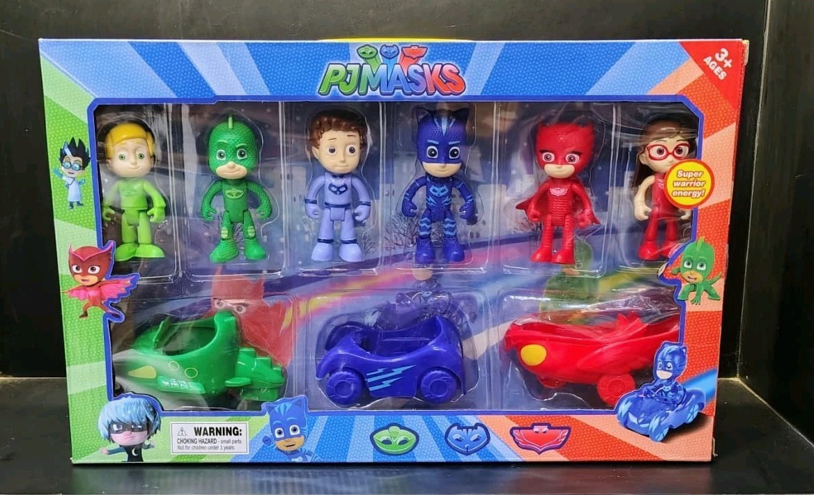  Cartoon Superhero PJ Masks Toy Set  multicolor Car