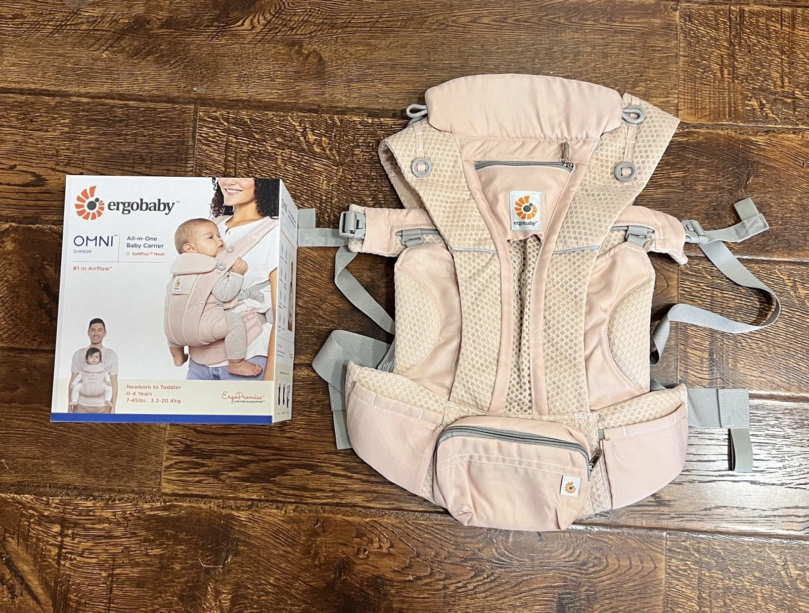 Ergobaby Omni Breeze Baby Carrier - SoftFlex Mesh: Pink Quartz
Opens in a new window or tab