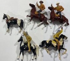 Hartland Figure Lot Roy Rogers Tonto Matt Dillon Gunsmoke Pinto 1960