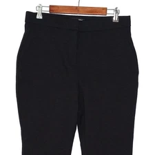 NEW Banana Republic women Ponte knit ankle pants size 12 stretch high rise black