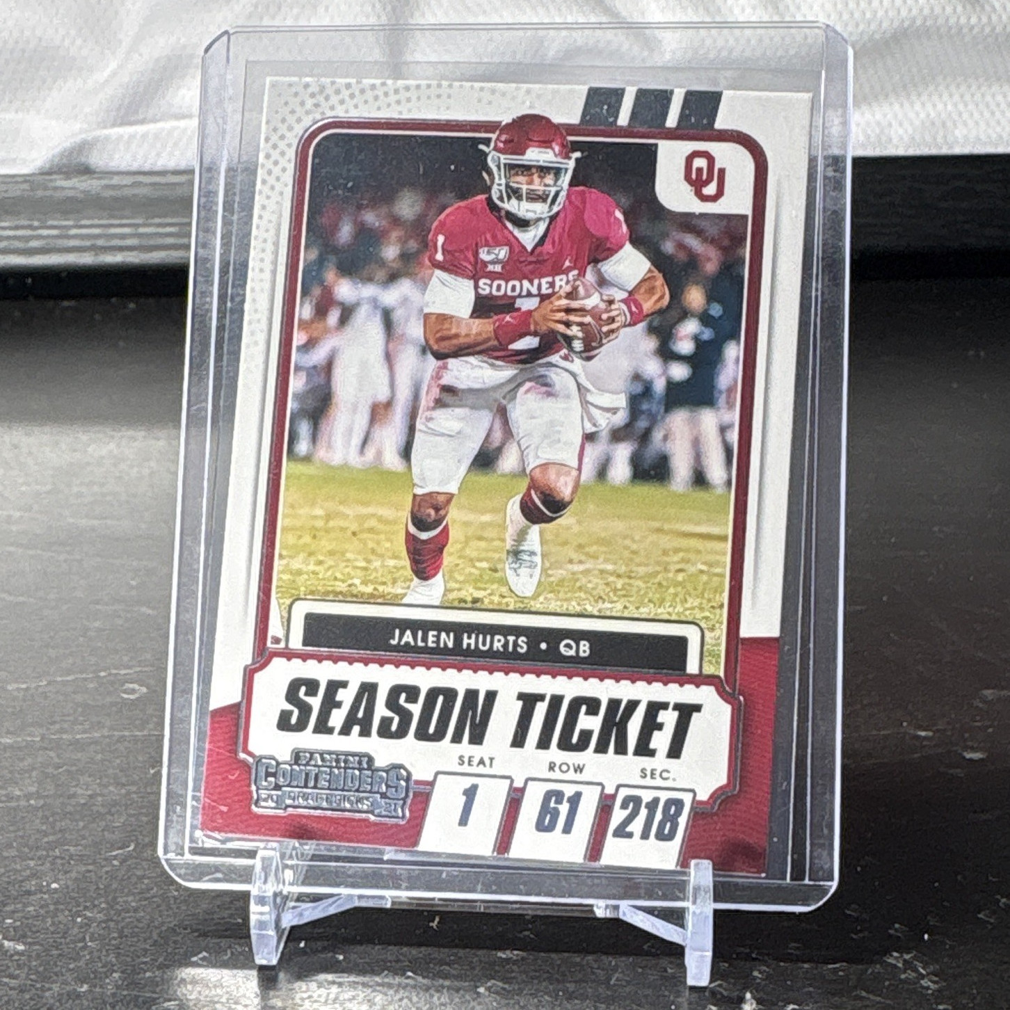 Panini 2021 Contenders Draft Picks Jalen Hurts #26 Season Ticket