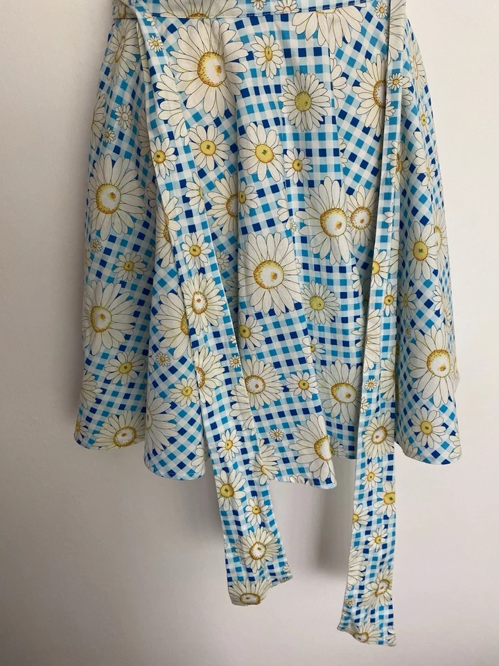 Hell Bunny Mujer Retro Años 90 Columpio Patinador Falda Pequeña UK10 Girasol Pin-Up Foto 2 de 4