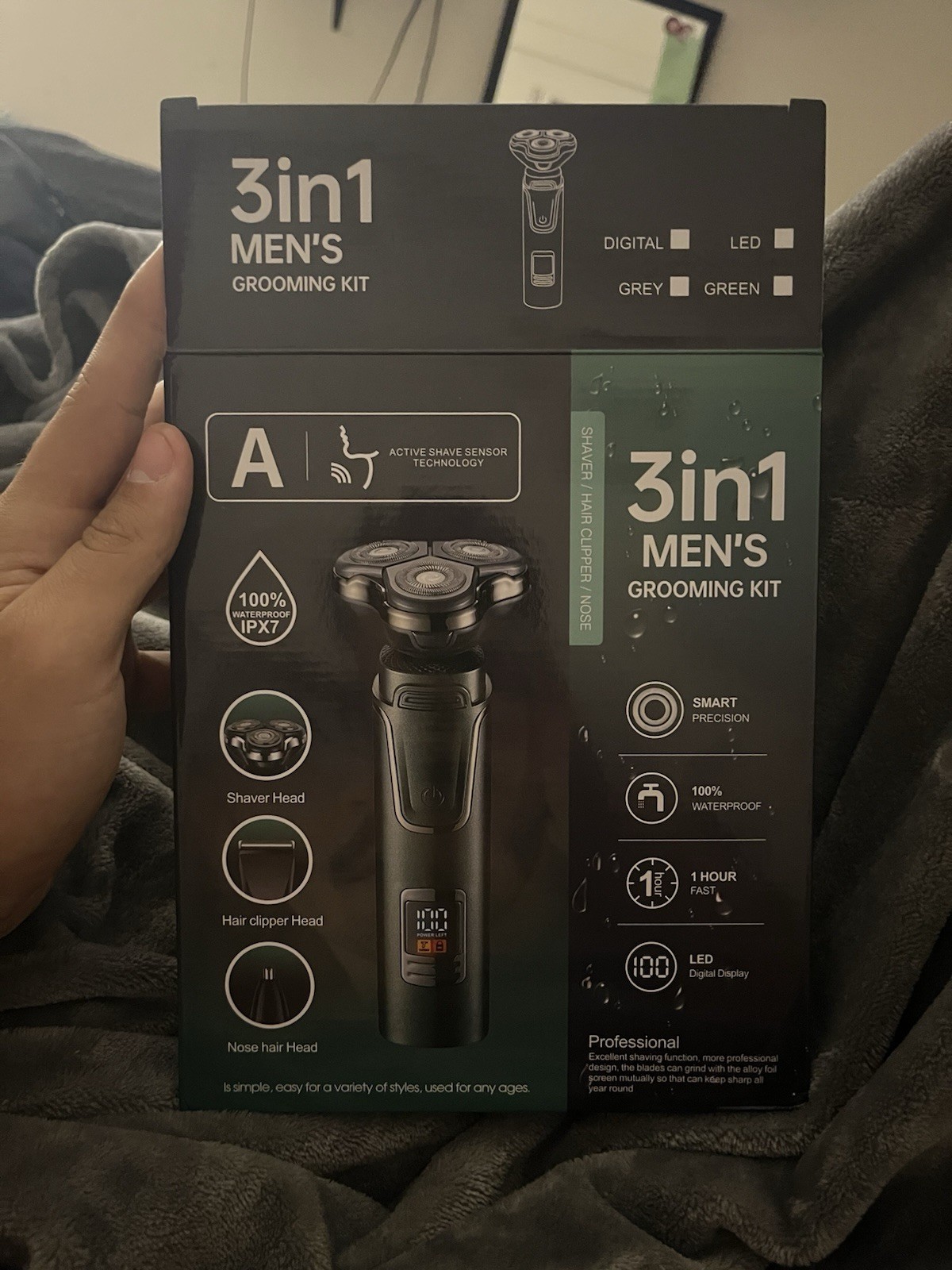 Clipper Nose Trimmer Usb Charging Black