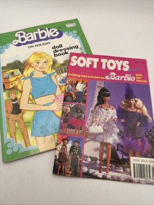 Barbie Puppe Ankleidebuch & Strick- und Häkelanleitungen