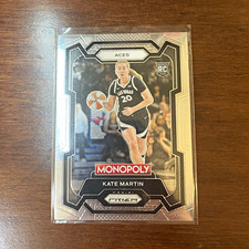 2024 Panini Monopoly WNBA Kate Martin Rookie Base #40 Las Vegas Aces