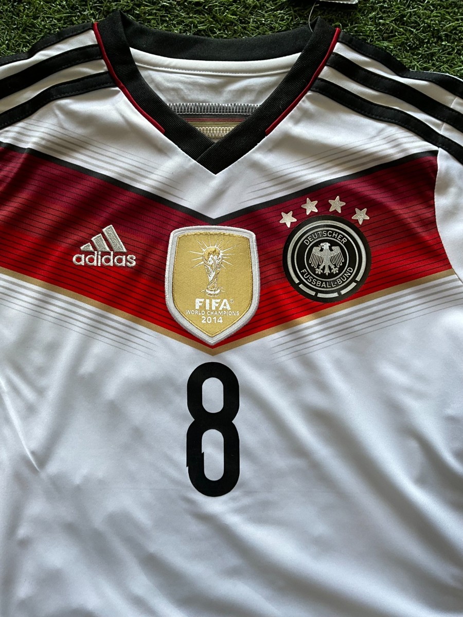 adidas Germany Youth Home Jersey 14/15 Legend Ozil #8 Sz S - White