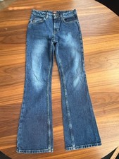 VTG Y2K Bongo Juniors RANCHER Flare Medium/Dark Wash RARE Jeans Size 3