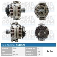 Meat & Doria Generator FüR Mercedes-Benz Sprinter 3-T Kasten 903 311 Cdi 308