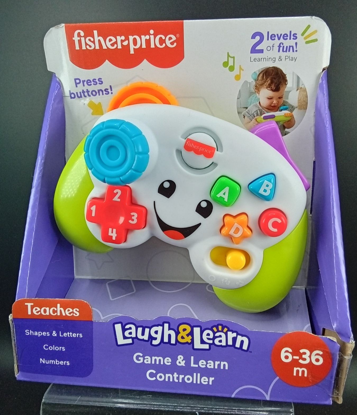 Fisher-Price Laugh & Learn Game & Learn Controller Interactive Toy 6-36 Months