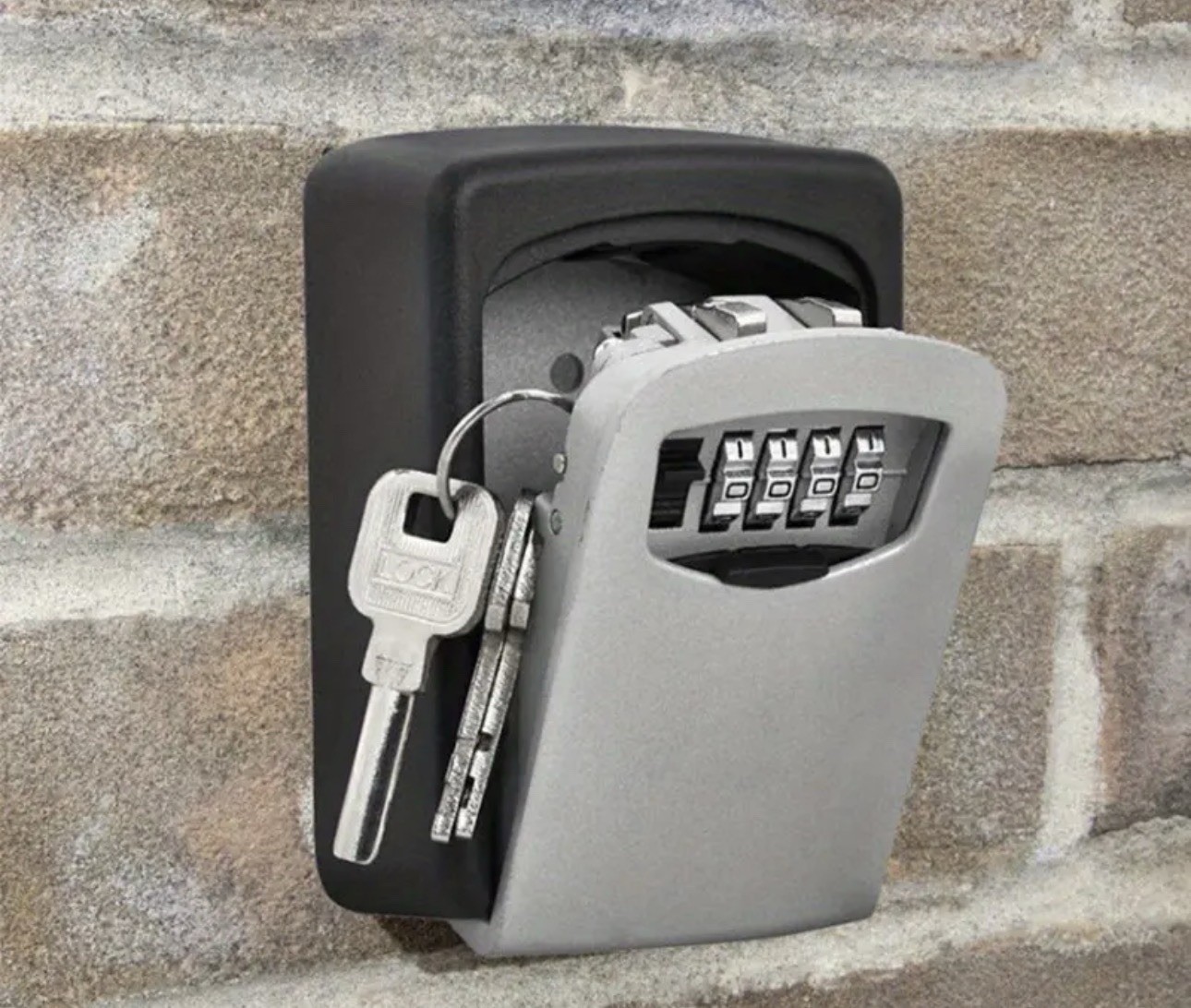 Key Lock Box for Outside-Combination Lockbox for  Key-Portable/Wall Mounted