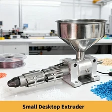 Small Desktop Single Screw Plastic Extruder Machine  3D Printing Line