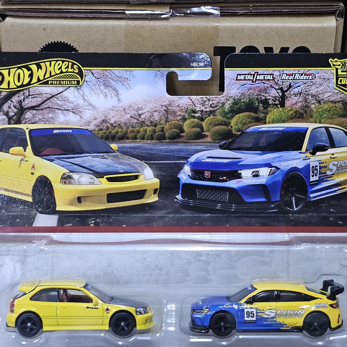 HOT WHEELS PREMIUM 99 HONDA CIVIC TYPE R EK9 HONDA CIVIC TYPE R