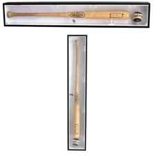 DisplayGifts Baseball Bat Display Case Rack Cabinet Holder Wall Mount, w/UV P...