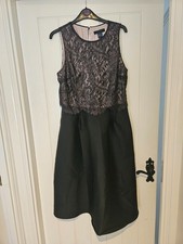 Oasis lace full skirt evening dress size 12