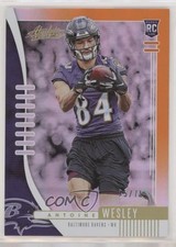 2019 Panini Absolute Rookie Orange Spectrum 25/75 Antoine Wesley #143 lw9