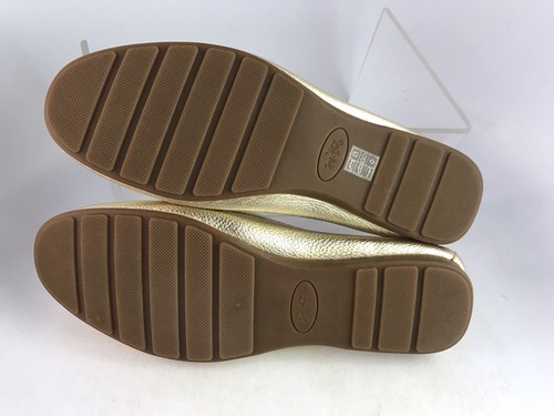 Coach Gold Metallic Leder Oliv Halbschuhe Horsebit Driving Flats Damengröße 7,5 - Bild 8 von 11