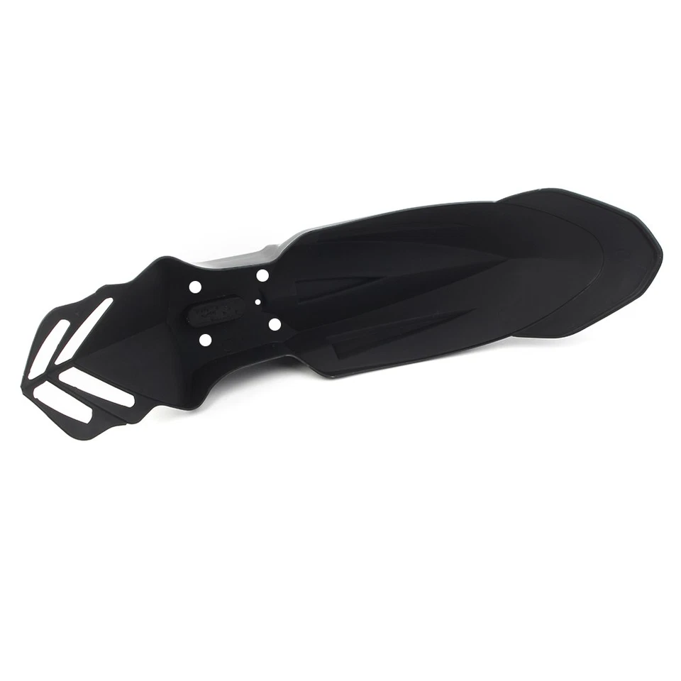 Blk Motard Supermoto Universal Front Fender For Yamaha Honda Kawasaki Suzuki - Image 3 of 4