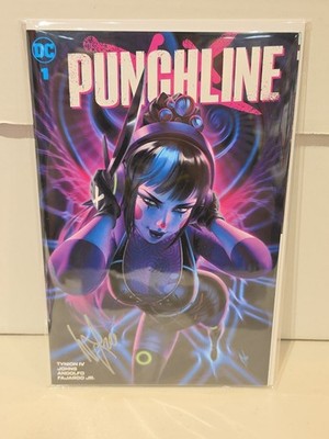 Punchline #1 Signed *Warren Louw* Trade Exclusive Variant Homage Harley Quinn NM
