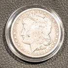 1880-S Morgan Silver Dollar - circulated condition, Moderate wear