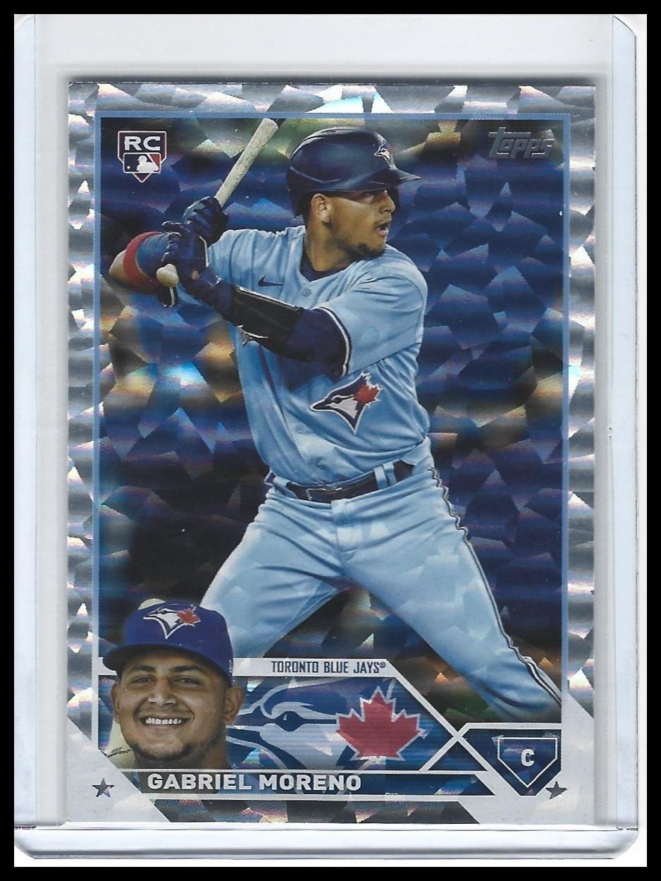 2023 Topps - Gabriel Moreno - Silver Pattern Foilboard Rookie Ice #169