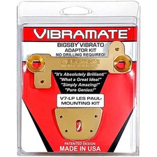 Vibramate V7-LP Mounting Kit for Les Paul Guitars, Gold (missing 2 screws)