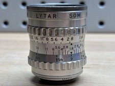 Nice SOM BERTHIOT LYTAR 1.8/25MM C-MOUNT LENS For BOLEX 16MM MOVIE CAMERA
