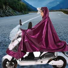Poncho imperméable à capuche pour moto, idéal pour le camping et les vélos