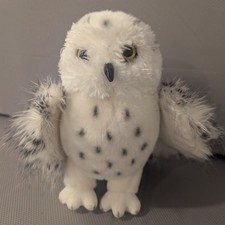 Douglas Wizard Snowy Owl Plush Stuffed Animal White Black Speckled 8 inch Toy