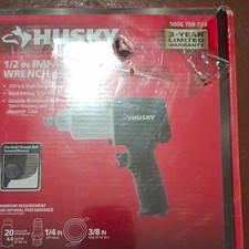 Husky H4440 12 Pistol Grip Air Impact Wrench 90 Psi 9000 Rpm 14 Husky H4440 12 Pistol Grip Air Impact Wrench 90 Psi 9000 Rpm 14