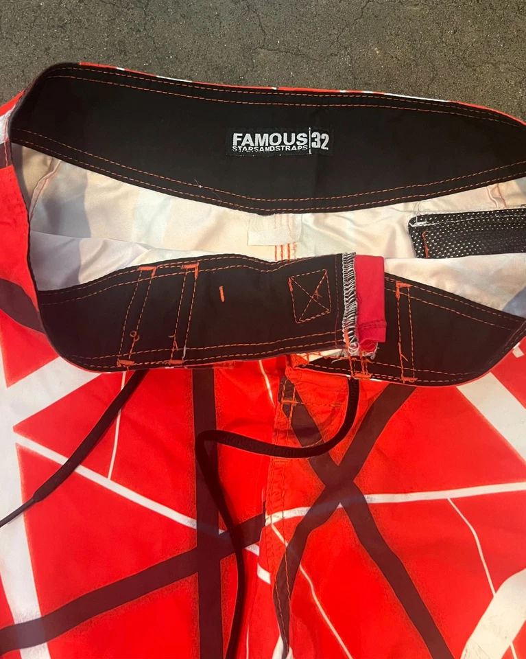 Шорты-бордшорты Famous Stars and Straps 'EVH Stripes' - Изображение 4 из 4