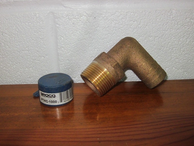 New Brass 1"Not to 1" hose,  90 degree fitting