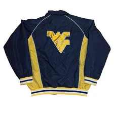 Vintage Tonix Nologo WVU West Virginia Mountaineers Jacket Small Windbreaker