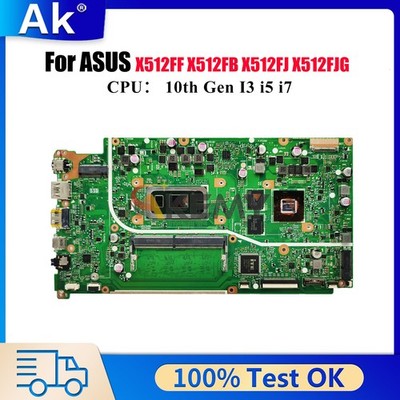 X512FLC Motherboard For ASUS V5000F X512FJG X512FB Mainboard W/ 10TH GEN CPU