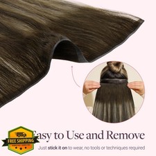GOO GOO Tape In Hair Extensions Human Hair Balayage 20 inch 120g