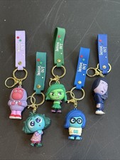 New Inside Out 2 Keychains Purse Charm Envy, Disgust Sadness Embarrassment Ennui