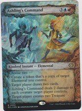 1x ASHLING'S COMMAND-RARE NEW MTG  LORWYN ECLIPSED  RED /BlUe #303 FOIL FULL ART