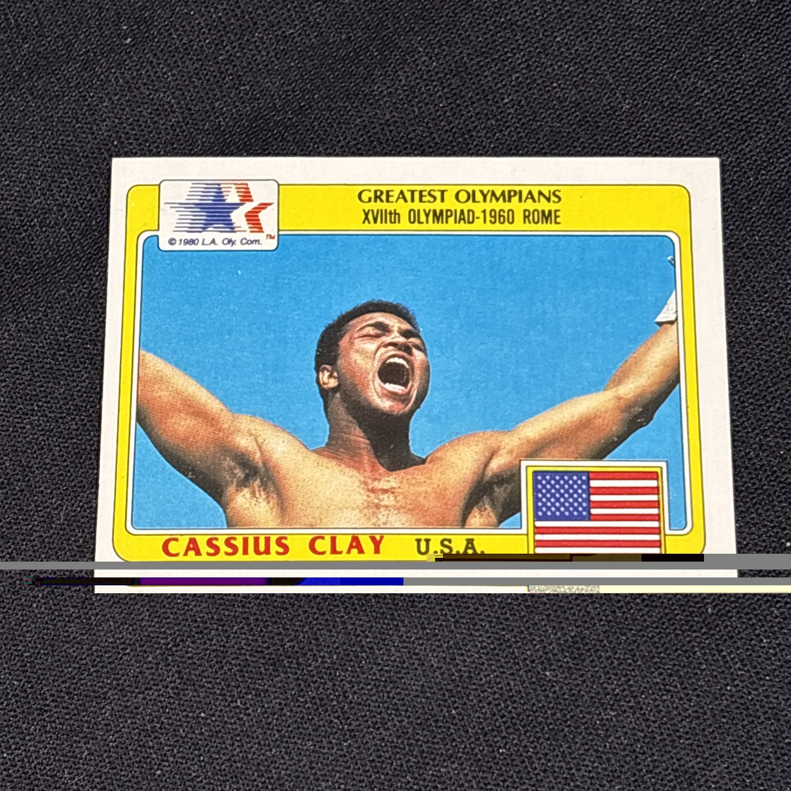 1983 Topps Greatest Olympians #92 Cassius Clay Boxing Mohamed Ali Pack Fresh!