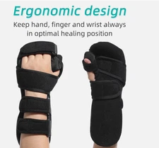 Resting Hand Splint with Finger Separators  - LEFT