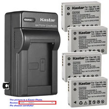 Kastar Battery AC Wall Charger for Canon NB-10L CB-2LC Canon PowerShot SX60 HS