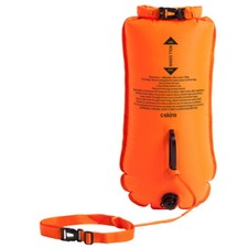 CSkins Safety Tow Float Buoy Dry Bag Combo NEW Orange Open Water Swimming 28L