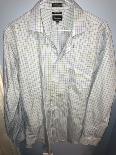 Dress Shirt 15.5/34/35 Trim/Slim Fit 