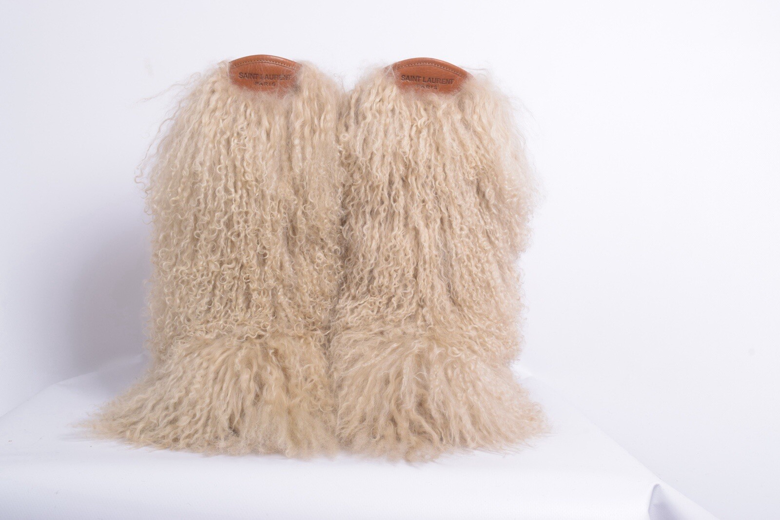 Stivali da neve donna SAINT LAURENT agnello taglia 36