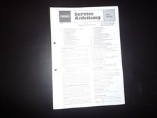 Manuale di servizio originale schema elettrico Grundig Hifi Studio RPC 200/a RC 200 R 200