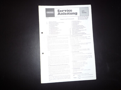 Original Service Manual Schaltplan Grundig  Hifi Studio RPC 200/a RC 200 R 200
