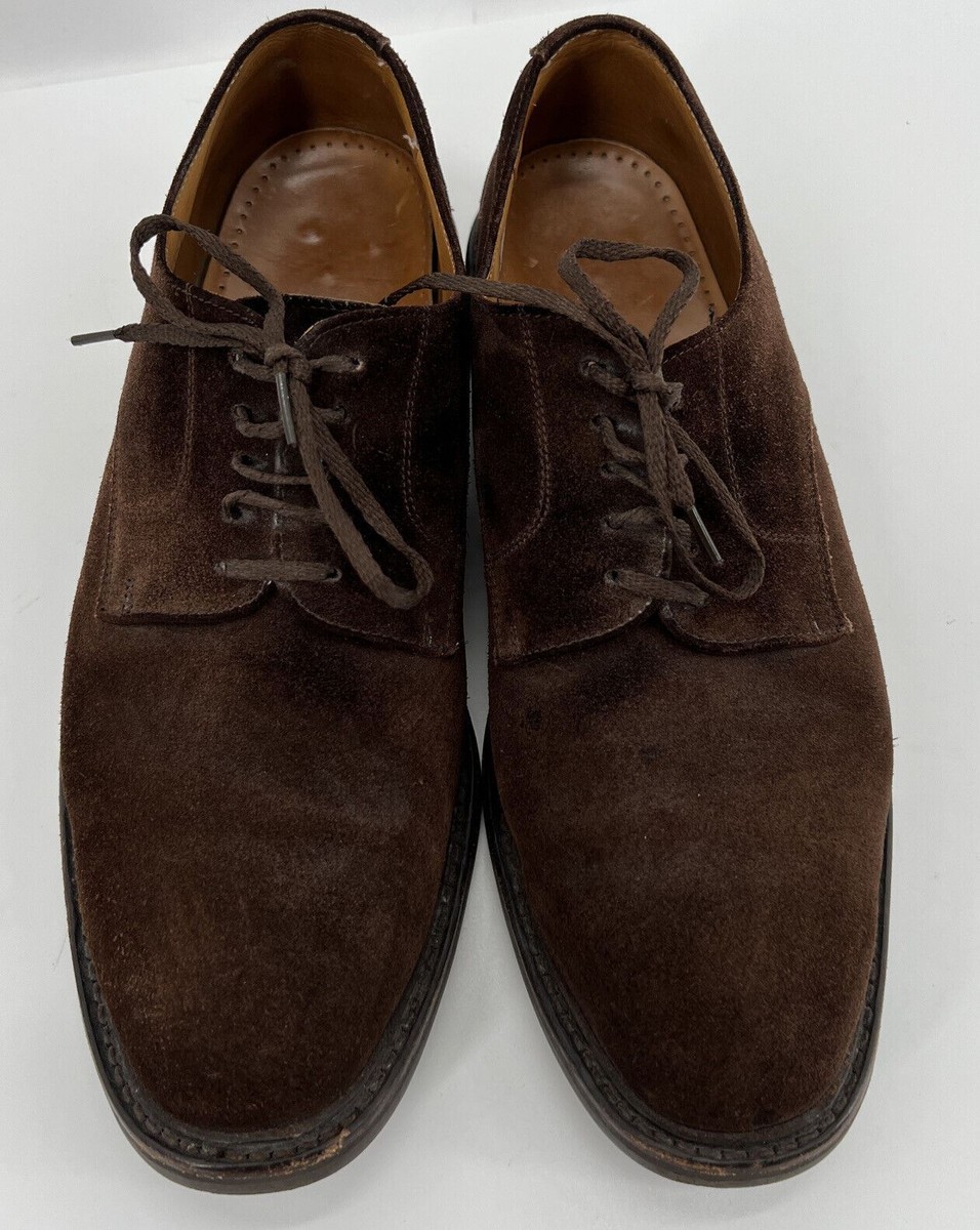 Lotus Of England C-169 Brown Suede Lace Up Oxford Shoes Mens  display picture 1