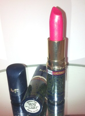 ''1'' Max Factor Long Lasting Lipstick  1570 Crystal Pink     Rare Find