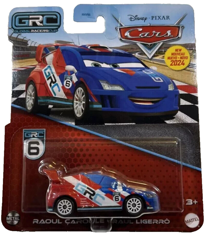 2024 DISNEY CARS GRC RAOUL CAROULE 1:55 Scale Diecast FREE